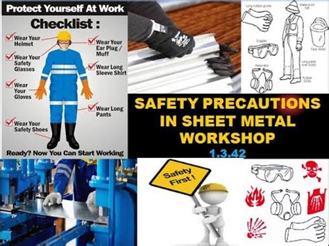 safety precautions in sheet metal workshop|sheet metal handling safety.